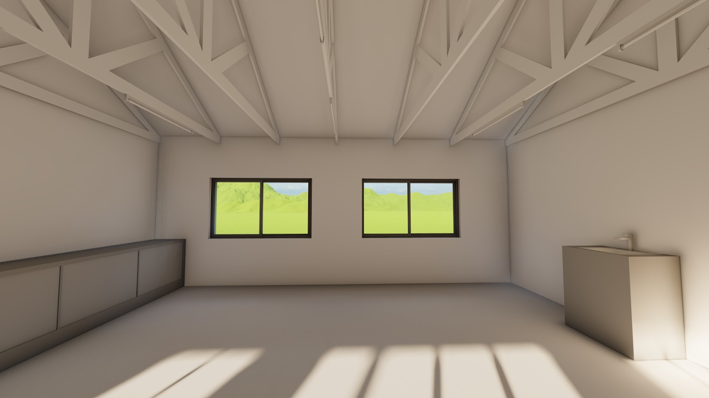 Art Studio - Structural beams detail